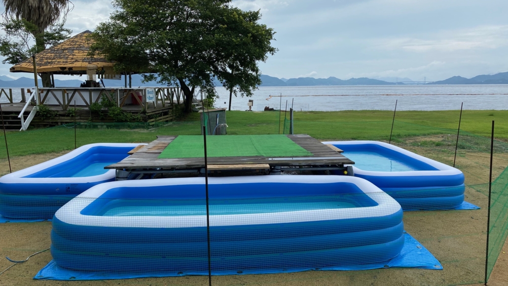 ちびっこプール（4m×2m）プール新登場‼ - シーパーク大浜